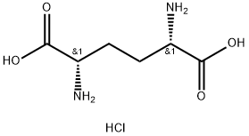 (5S,2S)-2,5-Diaminoadipic acid 2HCl Structure