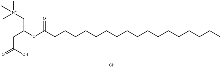 DL-STEAROYL CARNITINE CHLORIDE 结构式