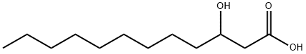 3-HYDROXYDODECANOIC ACID Structure