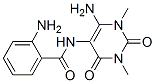 Benzamide,  2-amino-N-(6-amino-1,2,3,4-tetrahydro-1,3-dimethyl-2,4-dioxo-5-pyrimidinyl)-|