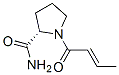 2-Pyrrolidinecarboxamide,1-(1-oxo-2-butenyl)-,[S-(E)]-(9CI) Struktur