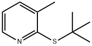2-(tert-Butylthio)-3-methylpyridine Struktur