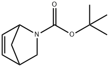 Tert-Butyl2-azabicyclo[2.2.1]hept-5-ene-2-carboxylate Struktur