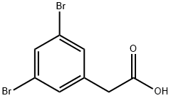 3,5-二溴苯乙酸, 188347-49-1, 结构式