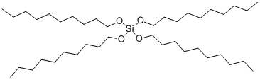 テトラデシルオキシシラン 化学構造式