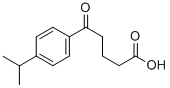5-(4-ISO-PROPYLPHENYL)-5-OXOVALERIC ACID Struktur