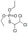 Phosphorothioic acid O,O-diethyl S-(1,2,2-trichloroethyl) ester Structure