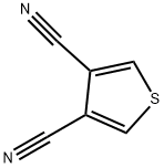 3,4-ジシアノチオフェン 化学構造式