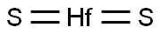 ハフニウムジスルフィド 化学構造式