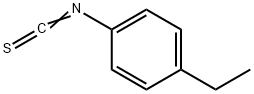 4-エチルフェニルイソチオシアナート 化学構造式