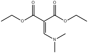 2-[(ジメチルアミノ)メチレン]マロン酸ジエチル 化学構造式