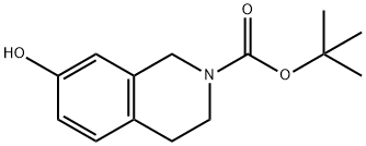 TERT-BUTYL 7-HYDROXY-3,4-DIHYDROISOQUINOLINE-2(1H)-CARBOXYLATE Struktur
