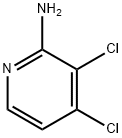 2-アミノ-3,4-ジクロロピリジン 化学構造式