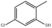 5-氯-2-甲基苯硫酚,18858-06-5,结构式