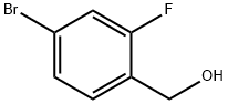 4-BROMO-2-FLUOROBENZYL ALCOHOL Struktur