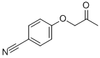 (4-氰基苯氧基)丙酮, 18859-28-4, 结构式