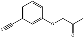 3-(2-OXOPROPOXY)BENZONITRILE Structure