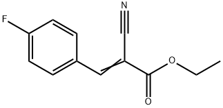 Α-氰基-4-氟肉桂酸乙酯, 18861-57-9, 结构式