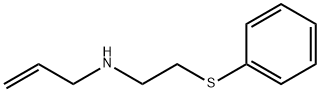 N-[2-(フェニルチオ)エチル]-2-プロペン-1-アミン 化学構造式