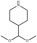 4-(Dimethoxymethyl)-piperidine Struktur
