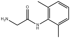 2-アミノ-N-(2,6-ジメチルフェニル)アセトアミド 化学構造式