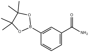 3-氨甲酰基苯硼酸凤梨酯, 188665-74-9, 结构式