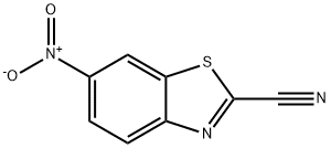 6-NITRO-2-BENZOTHIAZOLECARBONITRILE 结构式