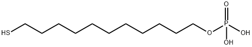 11-巯基十一烷基磷酸, 188678-49-1, 结构式