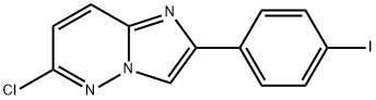 6-CHLORO-2-(4-IODOPHENYL)-IMIDAZO[1,2-B]PYRIDAZINE Structure