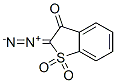 2-ジアゾベンゾ[b]チオフェン-3(2H)-オン1,1-ジオキシド 化学構造式
