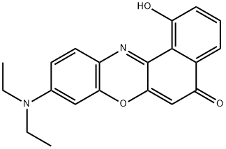 9-二乙基氨-2-羟基苯酚-杂氧嗪-5(5H)-酮, 188712-74-5, 结构式