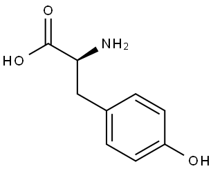 L-TYROSINE-UL-14C Struktur