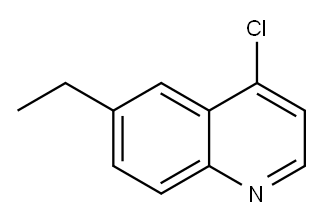 4-CHLORO-6-ETHYLQUINOLINE Structure