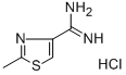 2-METHYL-1,3-THIAZOLE-4-CARBOXIMIDAMIDE HYDROCHLORIDE Structure