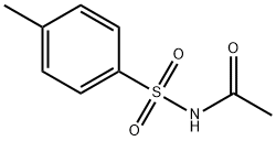 N-[(4-メチルフェニル)スルホニル]アセトアミド 化学構造式