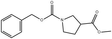 1-CBZ-3-吡咯烷甲酸甲酯, 188847-00-9, 结构式