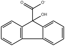 9-HYDROXYFLUORENE-9-CARBOXYLIC ACID Struktur