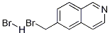 6-(溴甲基)异喹啉氢溴酸盐, 188861-57-6, 结构式