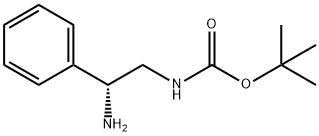 (R)-(2-氨基-2-苯基-乙基)-氨基甲酸叔丁基酯, 188875-37-8, 结构式