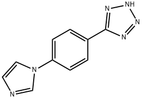 5-[4-(1-IMidazolyl)phenyl]-2H-tetrazole Struktur
