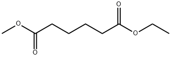 Hexanedioic acid 1-ethyl 6-methyl ester, 18891-13-9, 结构式