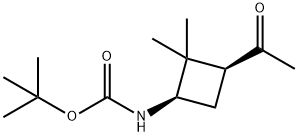 188918-44-7 [S,R]-(3-ACETYL-2,2-DIMETHYL-CYCLOBUTYL)-CARBAMIC ACID TERT-BUTYL ESTER