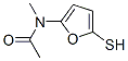 Acetamide,  N-(5-mercapto-2-furanyl)-N-methyl- 结构式