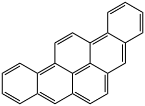 ベンゾ[rst]ペンタフェン 化学構造式