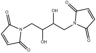 1,4-二马来酰亚胺-2,3-丁二醇, 189013-00-1, 结构式