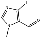 4-碘-1-甲基-1H-咪唑-5-甲醛 结构式