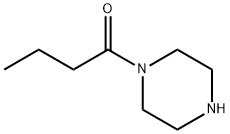 Piperazine, 1-(1-oxobutyl)- (9CI) Structure