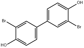 3,3'-ジブロモ-4,4'-ビフェノール 化学構造式