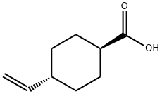 反-4-乙烯基环己基甲酸, 189044-30-2, 结构式