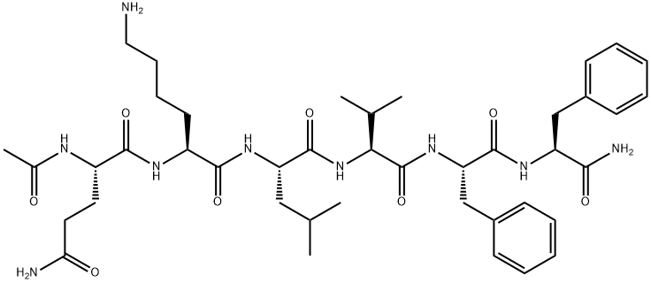 AC-GLN-LYS-LEU-VAL-PHE-PHE-NH2|AC-GLN-LYS-LEU-VAL-PHE-PHE- NH2